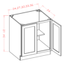 Double Full Height Door Bases