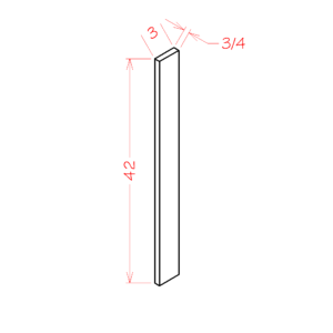 3"W Base & Wall Filler