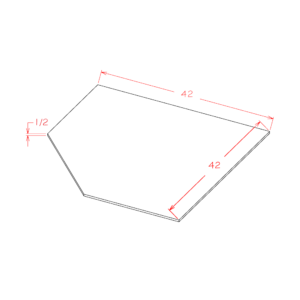 Diagonal Corner Sink Base Floor