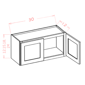 12" High Bridge Cabinets