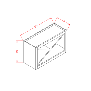 Wall X Rack Shelf Insert