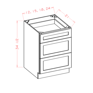 Vanity Drawer Bases
