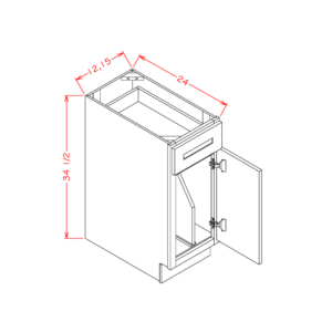 Full Height Door Tray Divider Base Kits