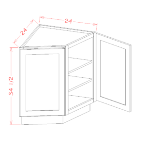 Base Microwave Cabinet